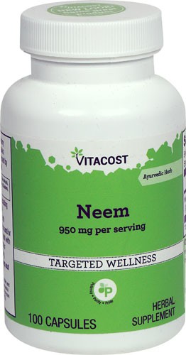 Vitacost Neem 950 mg per serving - 100 Capsules