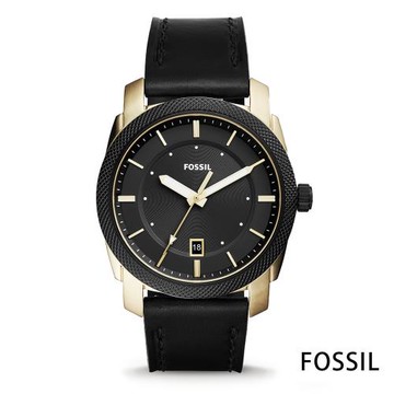 FOSSIL 爵士都會時尚腕錶 男錶(FS5263)-黑x金框/42mm