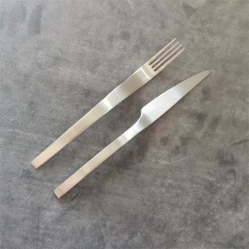 砂光不銹鋼西餐家用牛排刀叉牛扒刀餐叉表面啞光抹刀果醬刀