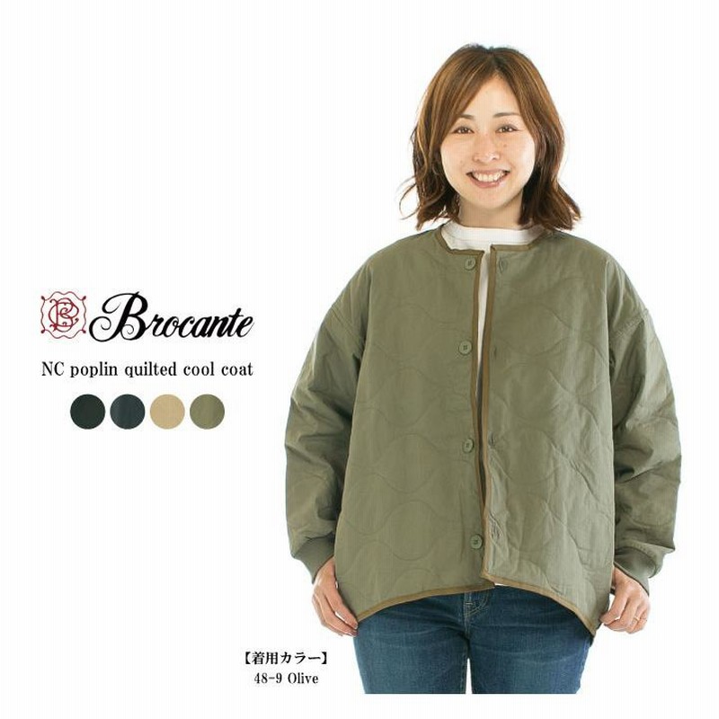 Brocante ブロカント NCポプリンキルトクールコート 38-225X Brocante ブロカント NCポプリンキルトクールコート 38-225X