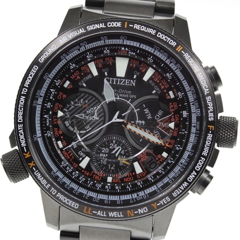 ☆極美品☆箱・保付き【CITIZEN】シチズン プロマスター エコドライブ F990-T025498/CC7015-55E ソーラー電波  メンズ_706669 | LINEブランドカタログ