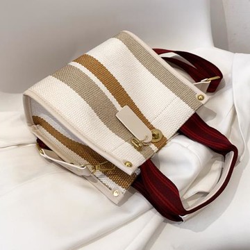 帆布包包女春夏百搭2025新款潮時尚韓版斜挎包洋氣手提單肩托特包