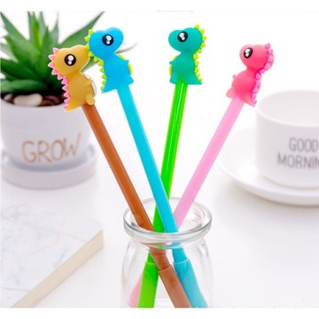 【可愛恐龍筆】創意文具 小恐龍 Q版 中性筆 黑色簽字筆 可愛 學生 贈品