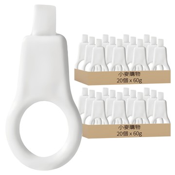 小麥購物 美齒潔牙擦 5.2 x 2.5 x 1cm 20個  60g  2組