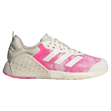 adidas 愛迪達 女款 DROPSET 3 TRAINER W 運動訓練慢跑鞋  25cm  白粉色