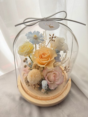 永生花花盅 永生花夜燈 客製化設計