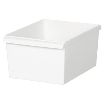 like-it 可堆疊窄型整理收納盒 低款 JTR05  1個  白色