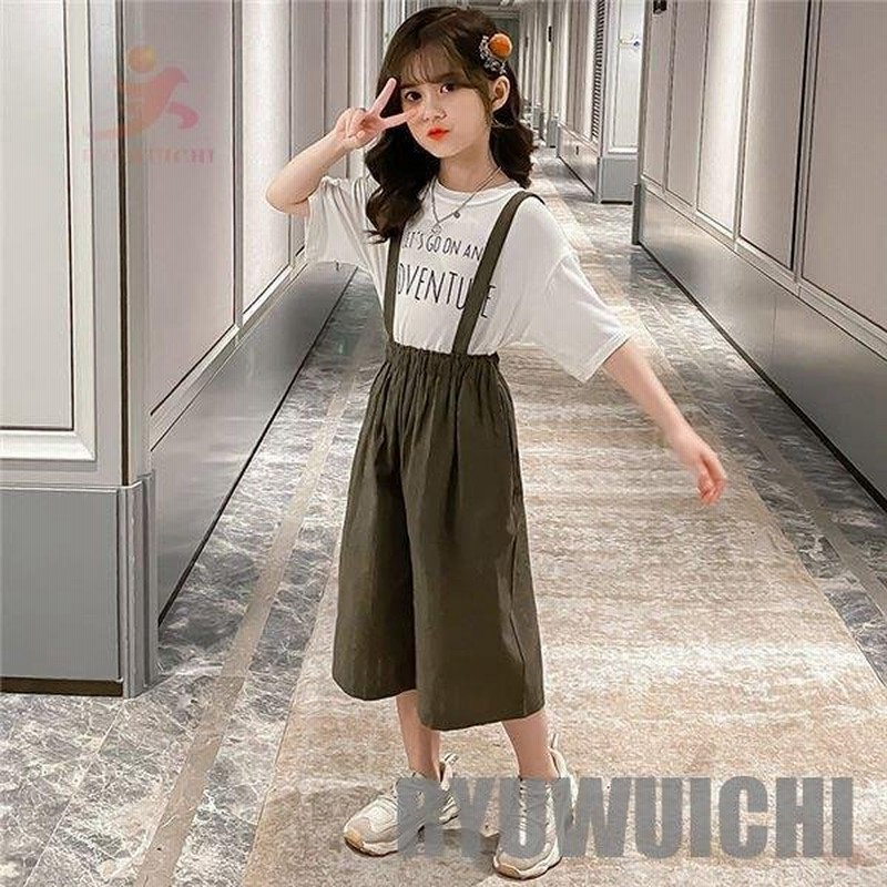 セットアップ 女の子 キッズ 夏 カワイイ スウィート Tシャツ ワイドパンツ 子供服 ナチュラル ガールズ 子ども 通学 お出かけ 通販 Lineポイント最大0 5 Get Lineショッピング