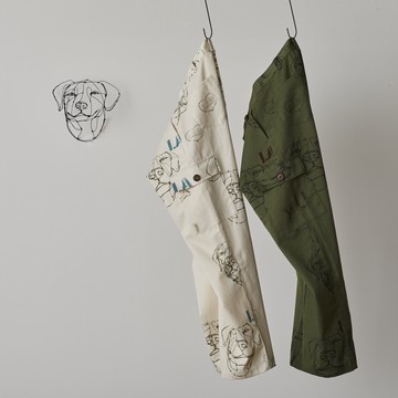 【臺灣喜佳】+HAyUx小川學 藝術線條系列 - 拉布拉多(4色/斜紋棉布)