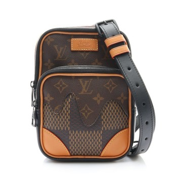 LOUIS VUITTON LV 路易威登 LV x NIGO Amazone 肩背包 棕色 原花/棋盤格 帆布 【二手名牌BRAND OFF】