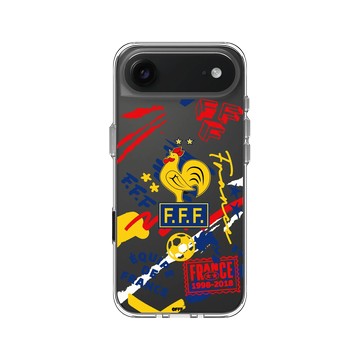 iPhone Air Clear Case（相機按鈕） 透明 - FFF - Logo - Retro