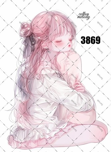 original sticker no.3869 人物貼紙 原創貼紙 原創人物貼紙 裝飾貼紙 cotton melody