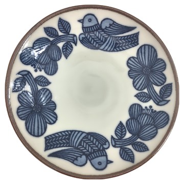 Ciao Li 僑俐餐瓷 輕量北歐藍鷺 陶瓷圓盤  北歐藍  15cm  1個