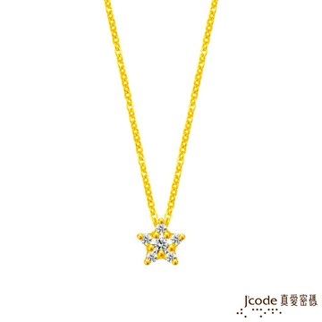 【J'code真愛密碼金飾】霞海城隍 星願達成黃金項鍊