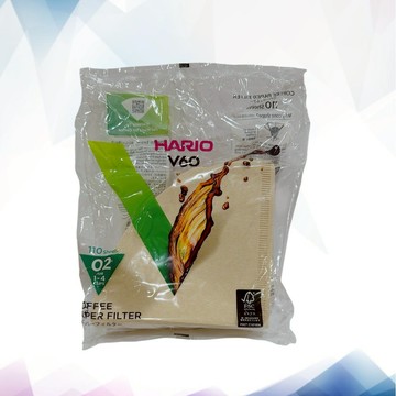HARIO V60 咖啡濾紙 1-4人 錐形無漂白濾紙 110張(VCF-02-110M)濾紙【思雅本舖】