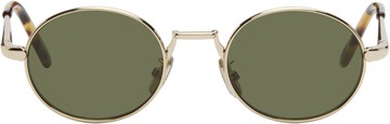 LOEWE 金色 Slim 太阳镜