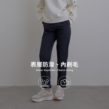 GIORDANO 女裝防潑水內刷毛長褲【多色任選】