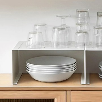 日本 霜山 北歐風桌上型ㄇ型置物/分層收納架