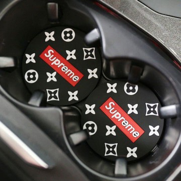 汽車杯墊車內水杯墊車載專用改裝門槽墊車用內飾裝飾配件用品大全