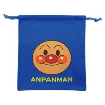 ANPANMAN 麵包超人 雙面束口袋  藍色  1個