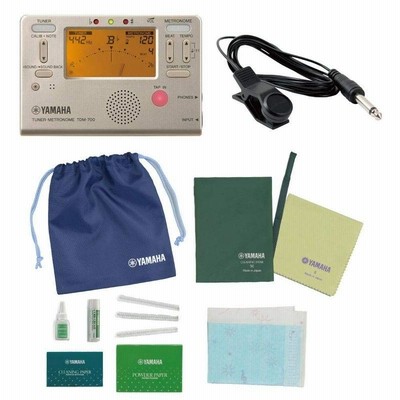 ヤマハ クラリネット用お手入れセット TDM-700G チューナーメトロノーム チューナーマイク付き セット