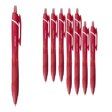 [福利商品]NG_UNI Jetstream 油性原子筆 0.7mm SXN-150-07, 紅色, 1套