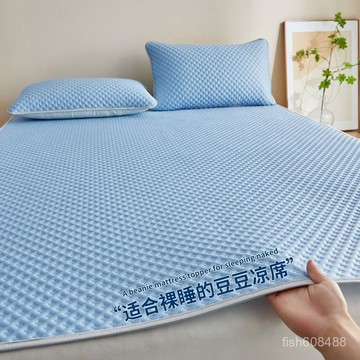 ❄️好物精選丨夏季冰豆豆涼席墊 被墊褥子 冰絲墊子 榻榻米墊 冰絲床墊 涼感床墊 學生宿捨床墊 單人/雙人涼席 冰涼墊