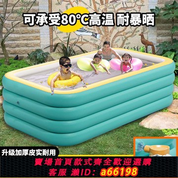 【台灣公司 可開發票】成人超大號充氣游泳池兒童家用大型戶外寶寶水池嬰兒海洋球池加厚