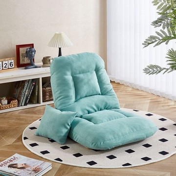 懶人沙髮 榻榻米飄窗陽臺折疊座椅可躺可睡人類狗窩單人沙髮靠背椅