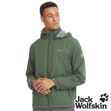 【Jack wolfskin飛狼】男 保暖天鵝絨 超輕量防風外套『橄綠』