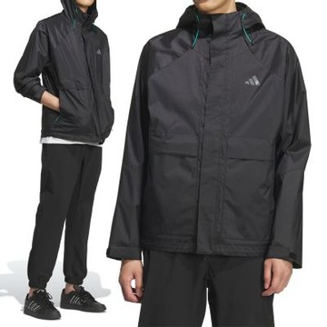 Adidas Th Wv Jkt 男款 黑色 運動 休閒 連帽 外套 KR2493