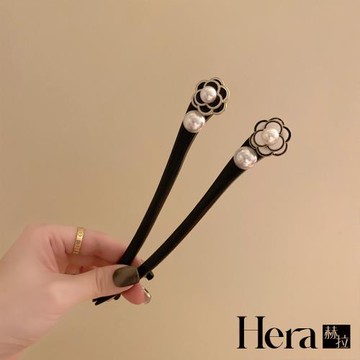 【Hera 赫拉】古風日常山茶花桃木珍珠髮簪 H112122607