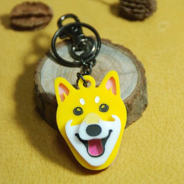 毛小孩在身邊鑰匙圈/柴犬