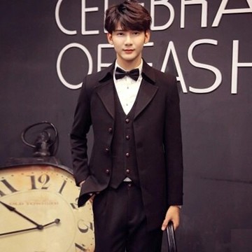 現貨+預購 西裝外套 三件套套裝-韓版時尚休閒修身男西服2色72ag7【獨家進口】【米蘭精品】