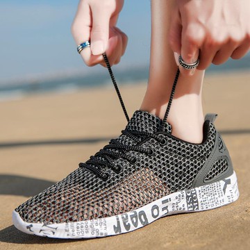 【店長推薦】運動涼鞋男鞋洞洞鞋夏季汗腳鞋底透氣鏤空帶洞有孔涉水溯溪網面鞋