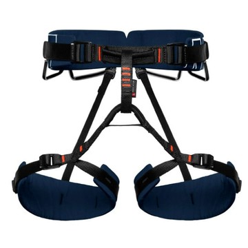 MAMMUT 4 Slide Harness 可調式登山攀岩安全吊帶.適繩索作業/4個Slide-Bloc搭扣/2020-01020-5118 海洋藍