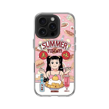 iPhone 16 Pro Clear Case（相機按鈕） 透明 - 子凡 Zzifan_z - Summer Girl