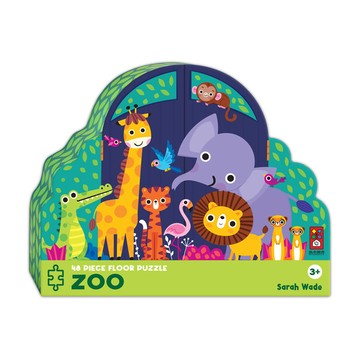 動物園【造型大片拼圖屋】