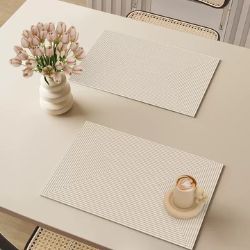 高級感侘寂風家用餐墊ins風儀式感日系防水皮革餐盤墊日式隔熱墊 LPS105 保售後 快速出貨