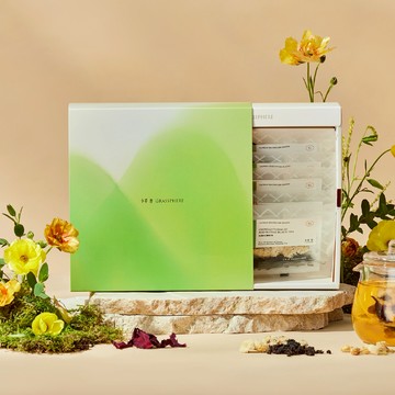 島花漫香【小草作】永續禮系列｜島嶼花茶禮盒 (附禮袋與心意小卡)