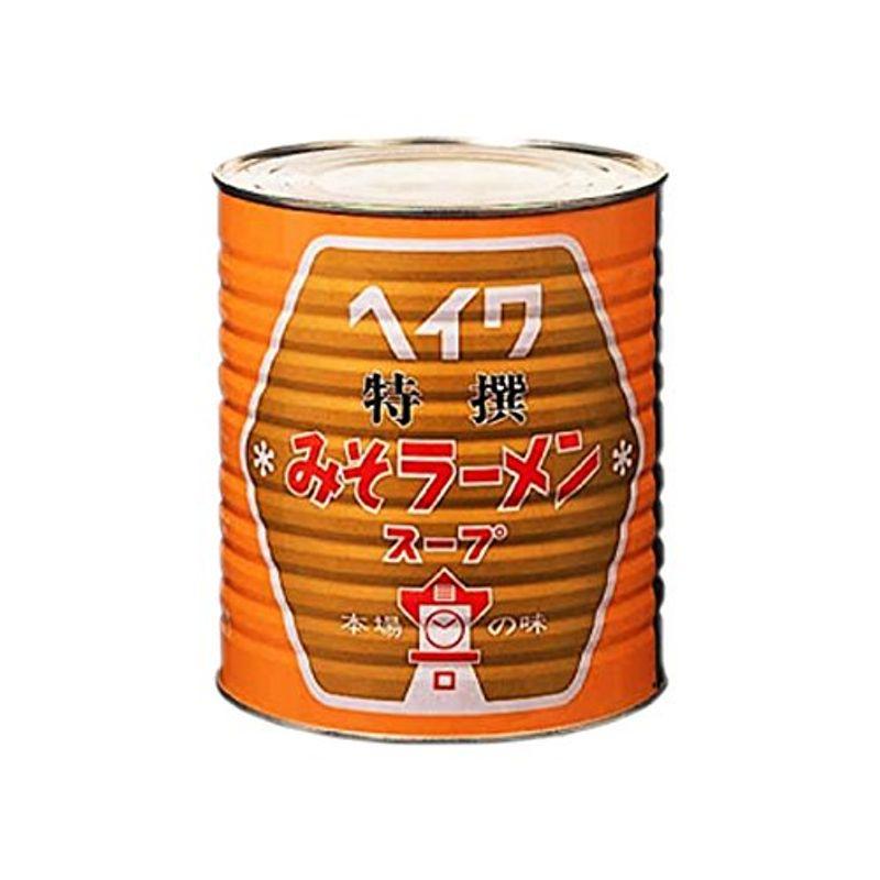 平和食品工業 特撰みそラーメンスープ 3.3kg缶×6