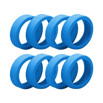 Kando 行李箱輪子保護套 ＜一般色 天藍16入 ＞ 輪子保護套 矽膠保護套 行李箱輪套_廠商直送