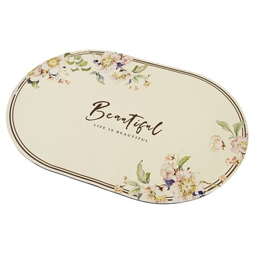 dayneeds 日需百備 新藝術硅藻泥地墊 60 x 40cm  茶靡  1個