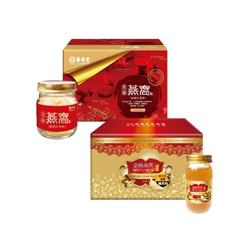 七夕送閨蜜共享燕麗組；紅棗燕窩磚盒+晶露磚盒