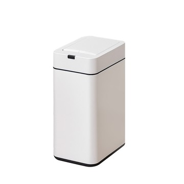 CINKY｜不鏽鋼雙開感應垃圾桶(9L) CK0909 白色