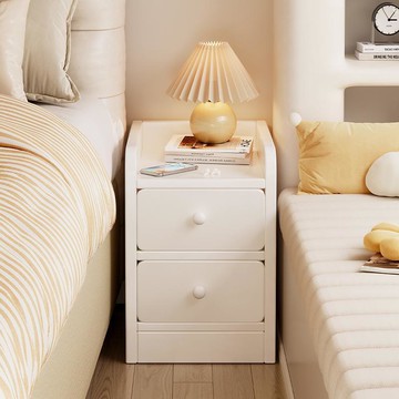 床頭櫃 免運 速發 附發票 置物櫃 床邊櫃 收納櫃 置物架  床頭置物架極窄法式奶油風夾縫收納櫃墻角門后縫隙薄櫃落地儲物櫃