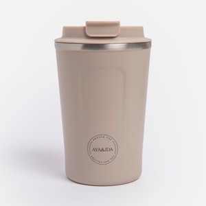 AYA&IDA不鏽鋼保溫杯380mL 奶油杏