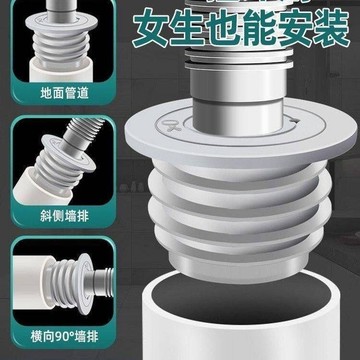 🚚臺灣出🚚防臭密封塞 硅膠排水管防臭神器 廚房洗衣機下水管道堵口器 50/75mm防返臭 排水孔防蟲防味