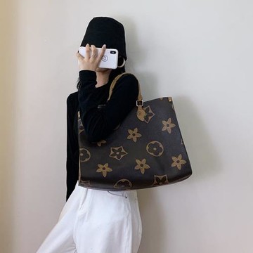 老花今年爆款百搭手提上班購物袋