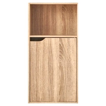 HOPMA 合馬家具 日式單門三層櫃  淺橡色  402 x 240 x 797mm